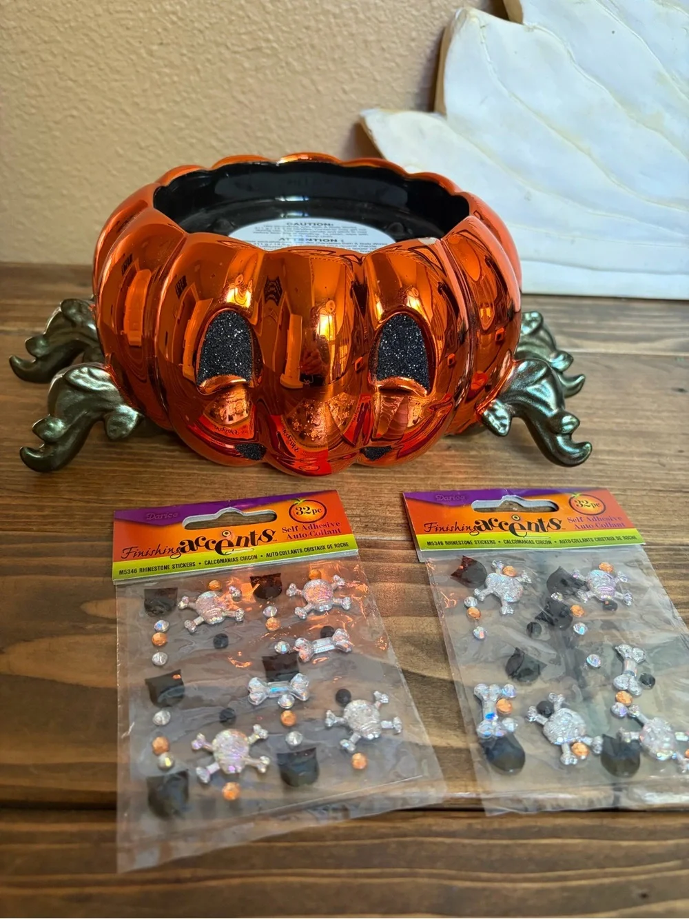 Bath & Body Works 2022 Pumpkin Spider Candle Holder